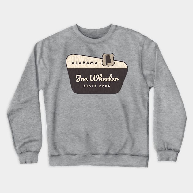 Joe Wheeler State Park Alabama Welcome Sign Crewneck Sweatshirt by Go With Tammy